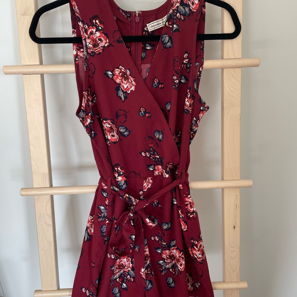 Abercrombie belted romper size 2